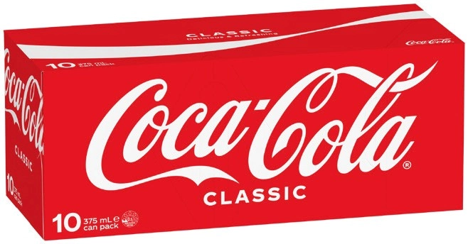 Coca‑Cola, Sprite, Fanta or Mount Franklin Lightly Sparkling 10x375mL Selected Varieties