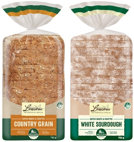 Helga’s Lawson’s Bread 700-750g Selected Varieties