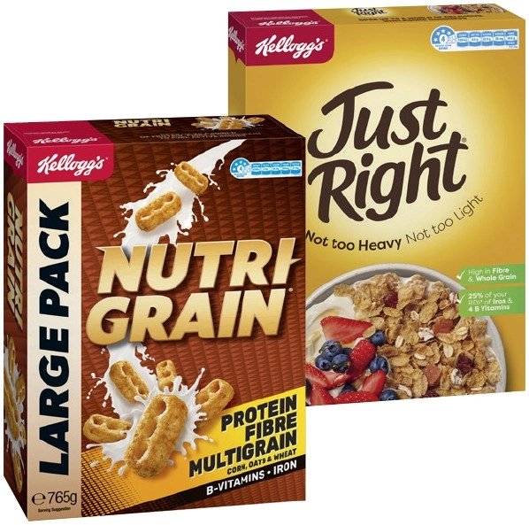 Kellogg’s Cereals 460-765g Selected Varieties