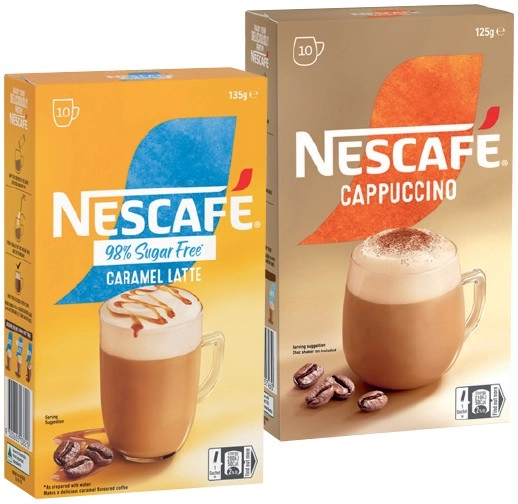 Nescafé Coffee Sachets 8‑10 Pack Selected Varieties