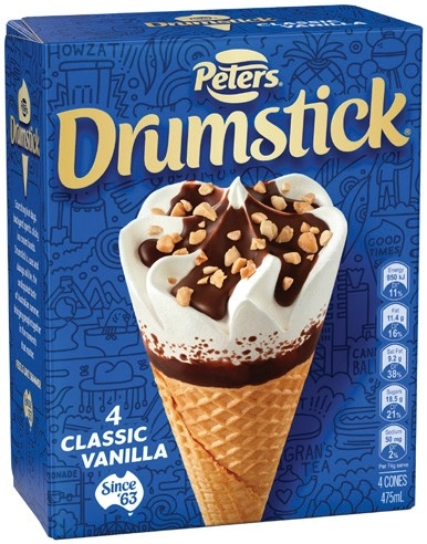 Peters Drumstick 4 Pack or Minis 6 Pack Selected Varieties