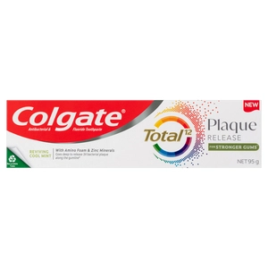 Colgate Total Plaque Release Toothpaste Reviving Cool Mint 95g