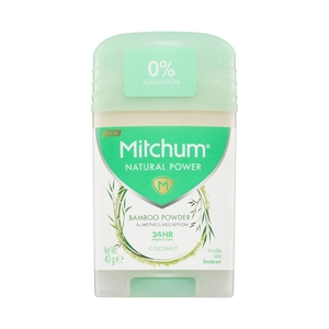 Mitchum Natural Deodorant Stick Coconut 40g