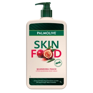 Palmolive Skin Food Body Wash Soap Quandong Peach 1 L