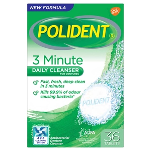 Polident Fresh Active Express 36 Tablets