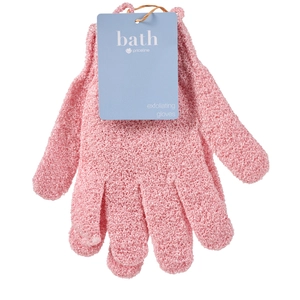 Priceline Exfoliating Gloves Pink 1 Each