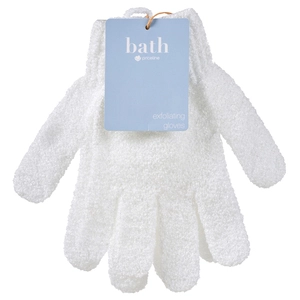 Priceline Exfoliating Gloves White 1 Each