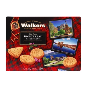 WALKERS Shortbread Assortment - Postcards From Scotland 320g