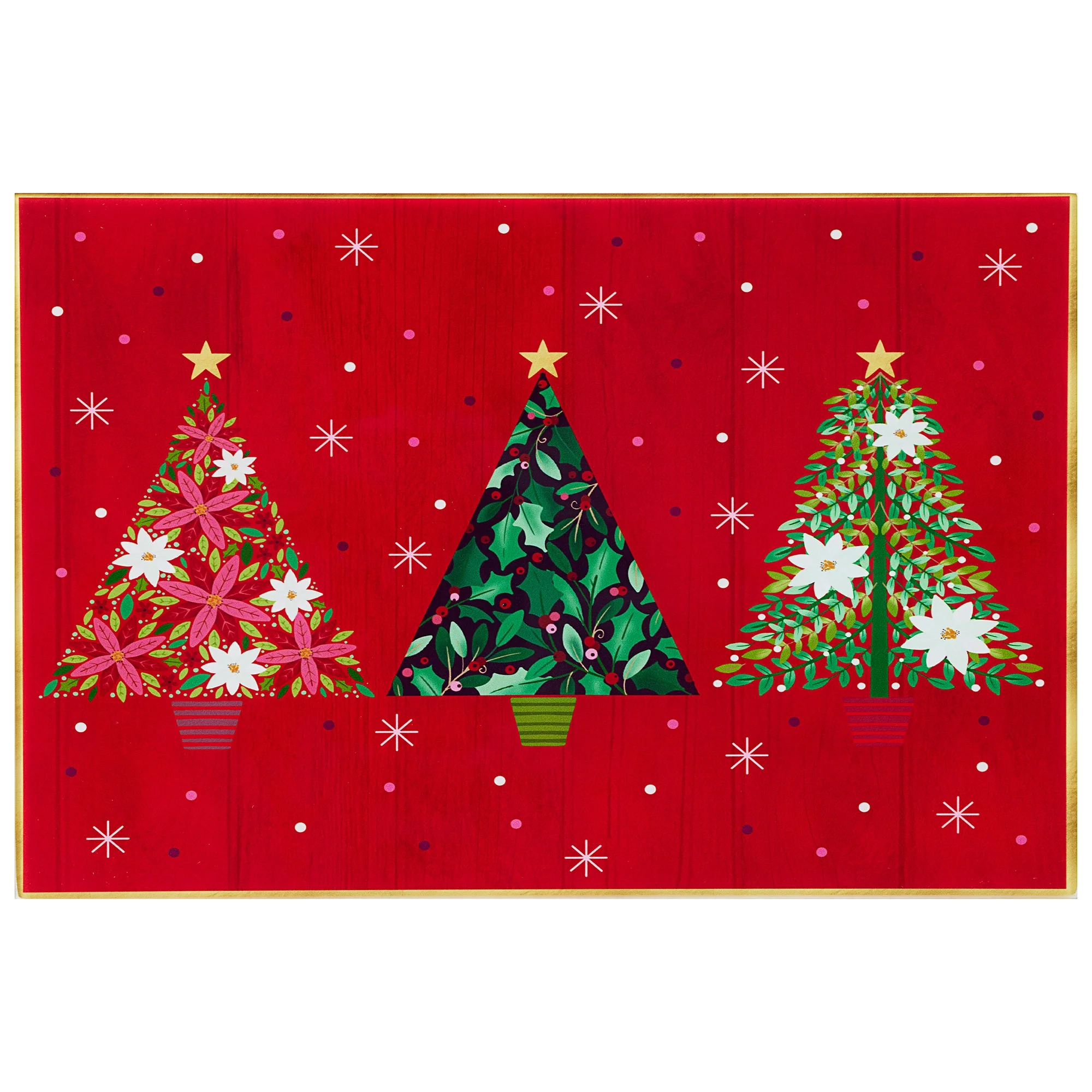 Christmas Glass Cutting Board Assorted