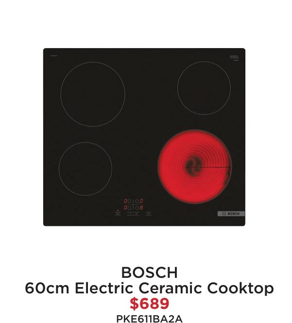 Bosch 60cm Electric Ceramic Cooktop