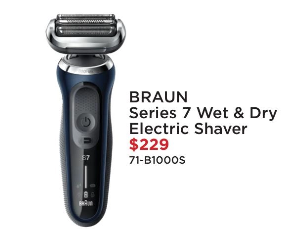 Braun Series 7 Wet & Dry Electric Shaver