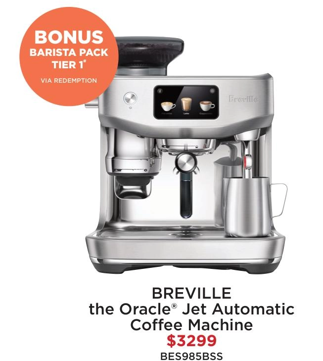 Breville The Oracle® Jet Automatic Coffee Machine