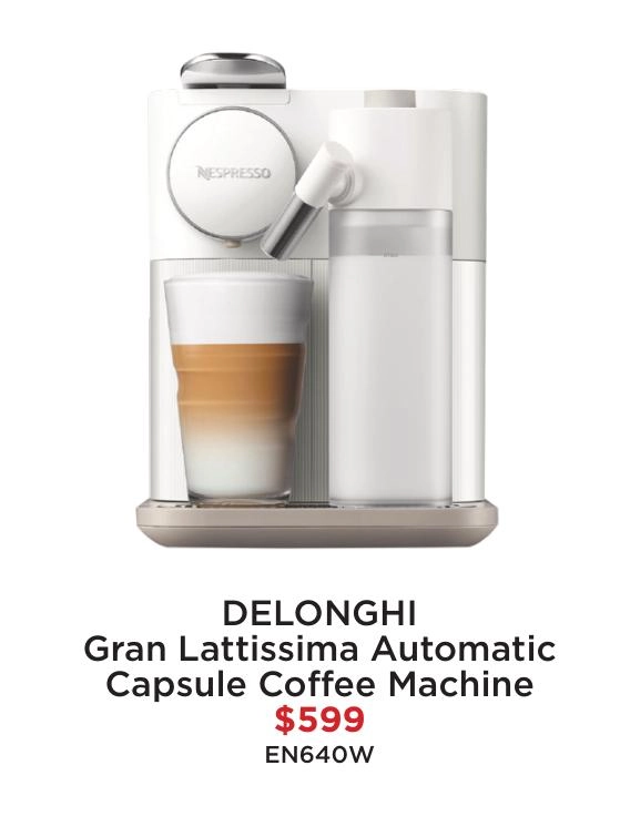 Delonghi Gran Lattissima Automatic Capsule Coffee Machine