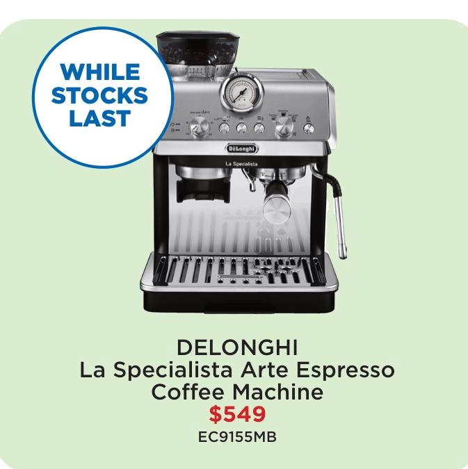 Delonghi La Specialista Arte Espresso Coffee Machine