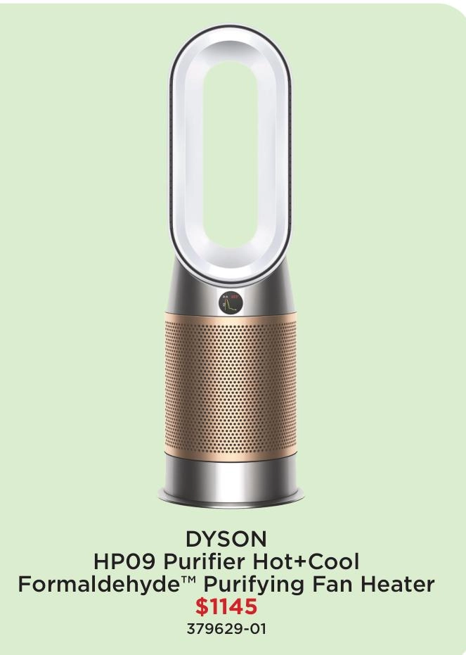 Dyson HP09 Purifier Hot+Cool Formaldehyde™ Purifying Fan Heater