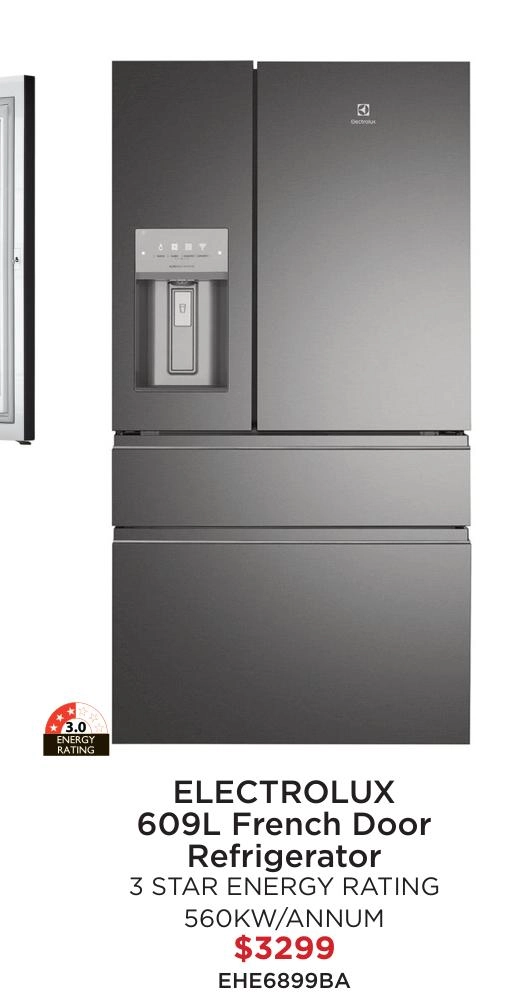 Electrolux 609L French Door Refrigerator