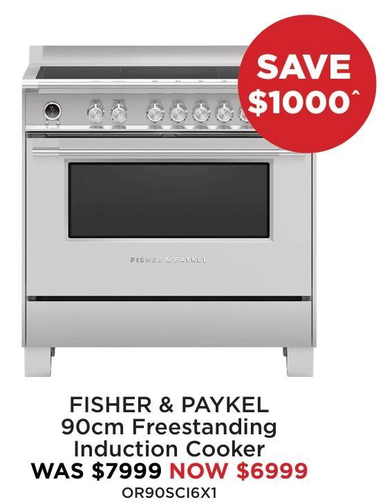 Fisher & Paykel 90cm Freestanding Induction Cooker