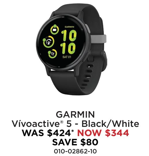 Garmin Vívoactive® 5 - Black/White