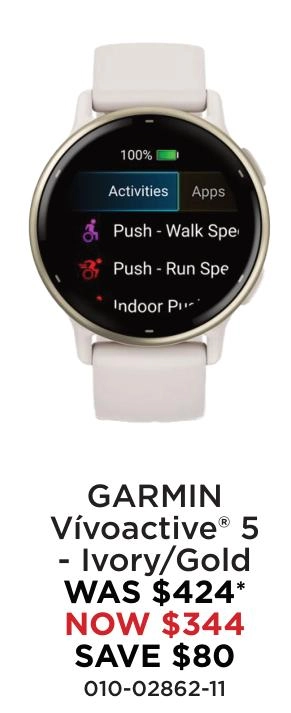 Garmin Vívoactive® 5 - Ivory/Gold