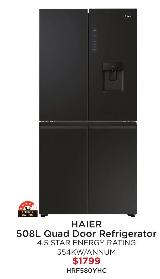 Haier 508L Quad Door Refrigerator