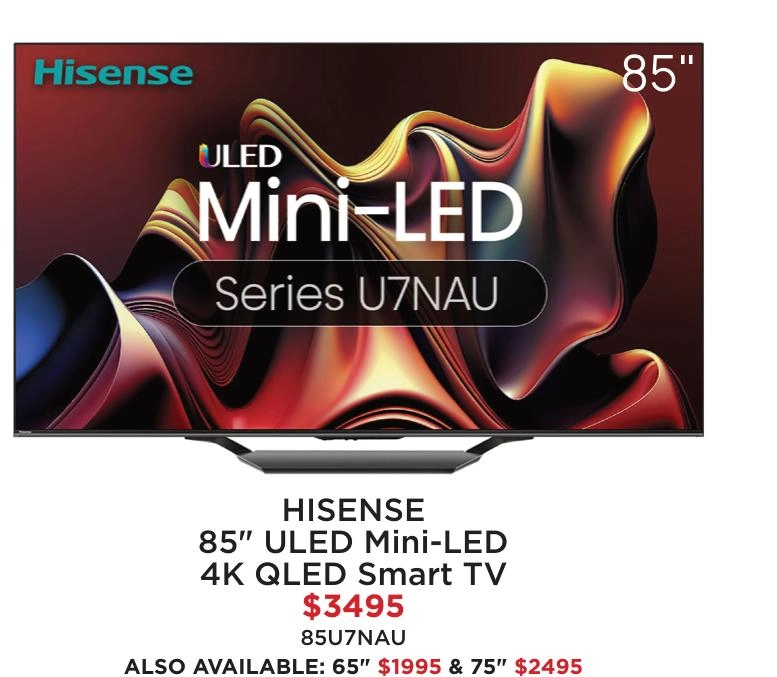 Hisense 65" ULED Mini-LED 4K QLED Smart TV