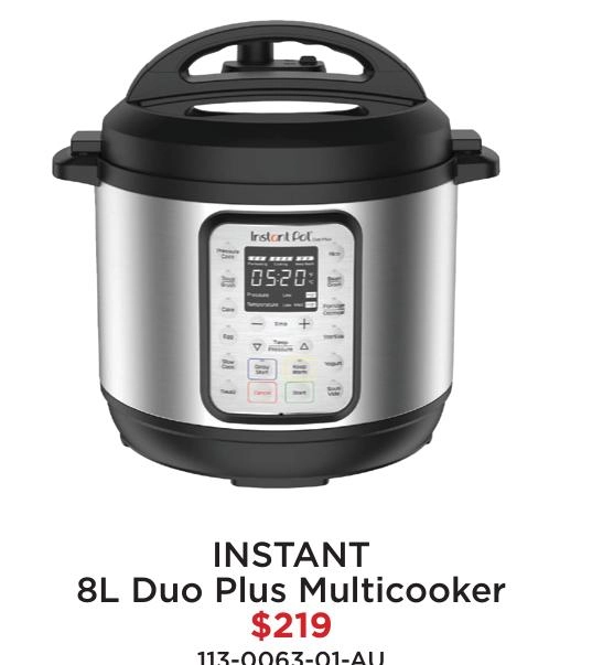 Instant 8L Duo Plus Multicooker