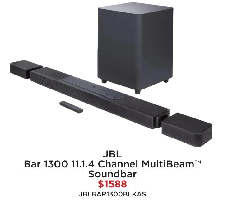 JBL Bar 1300 11.1.4 Channel MultiBeam™ Soundbar