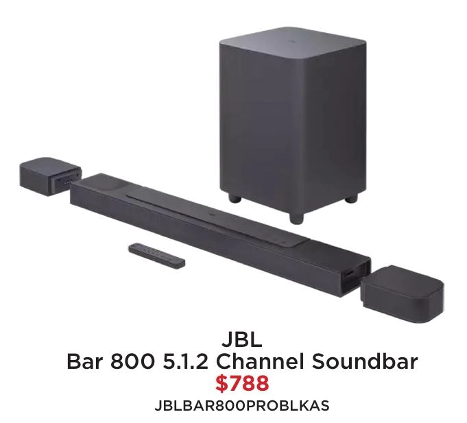 JBL Bar 800 5.1.2 Channel Soundbar