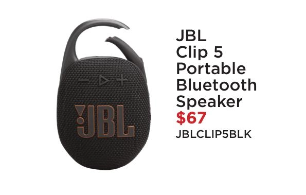 JBL Clip 5 Portable Bluetooth Speaker