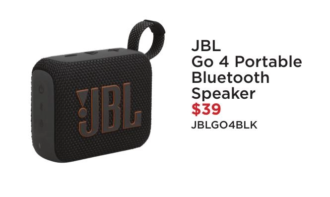 JBL Go 4 Portable Bluetooth Speaker