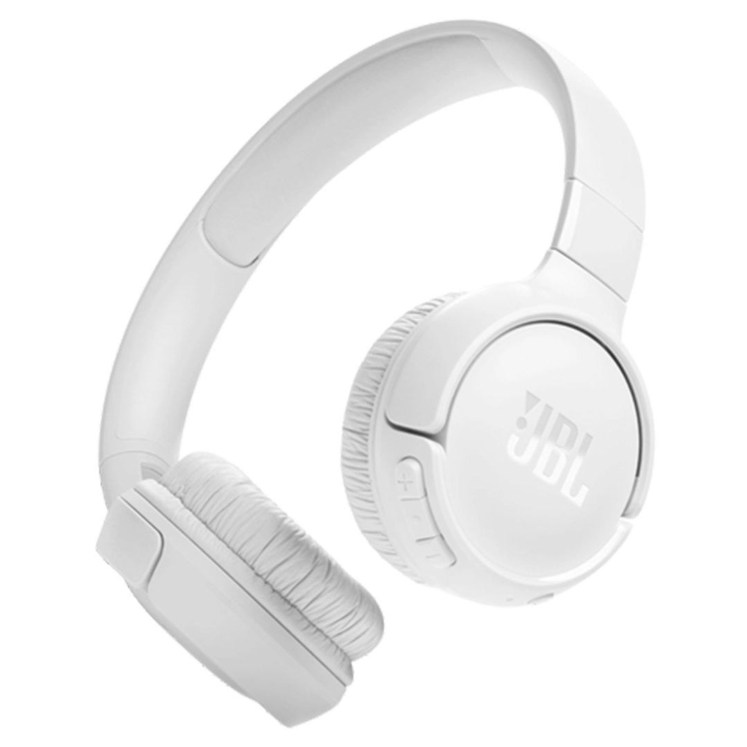 JBL Tune 520 Bluetooth On Ear Headphones - White