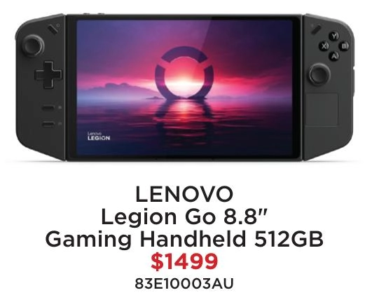 Lenovo Legion Go 8.8" Gaming Handheld 512GB