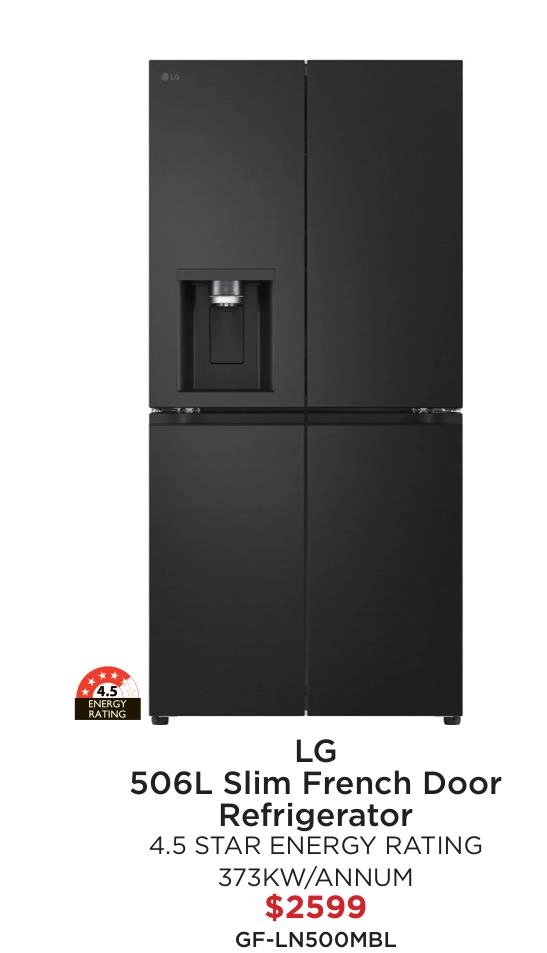 LG 506L Slim French Door Refrigerator