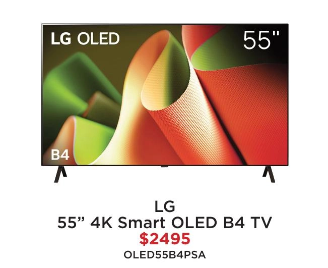 LG 55” 4K Smart OLED B4 TV