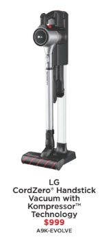 LG CordZero® Handstick Vacuum with Kompressor™ Technology