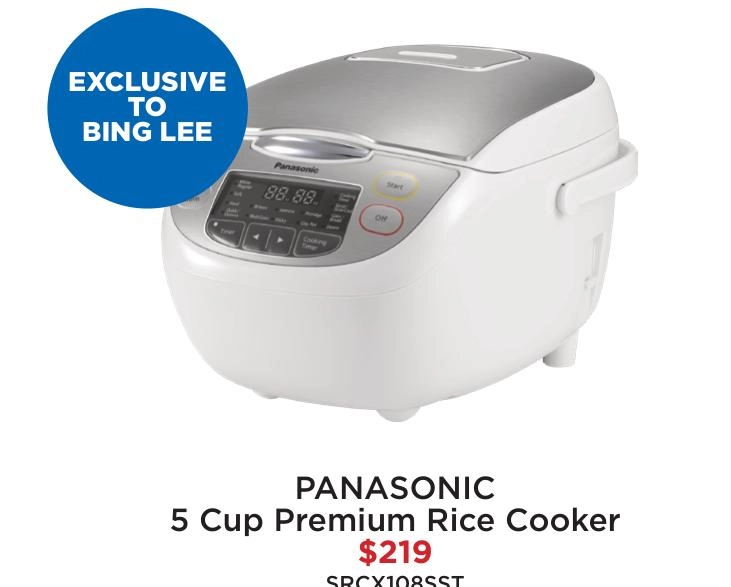 Panasonic 5 Cup Premium Rice Cooker