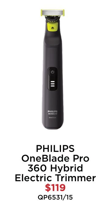 Philips OneBlade Pro 360 Hybrid Electric Trimmer