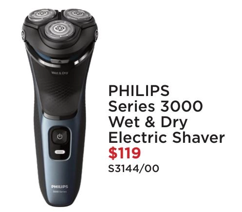 Philips Series 3000 Wet & Dry Electric Shaver