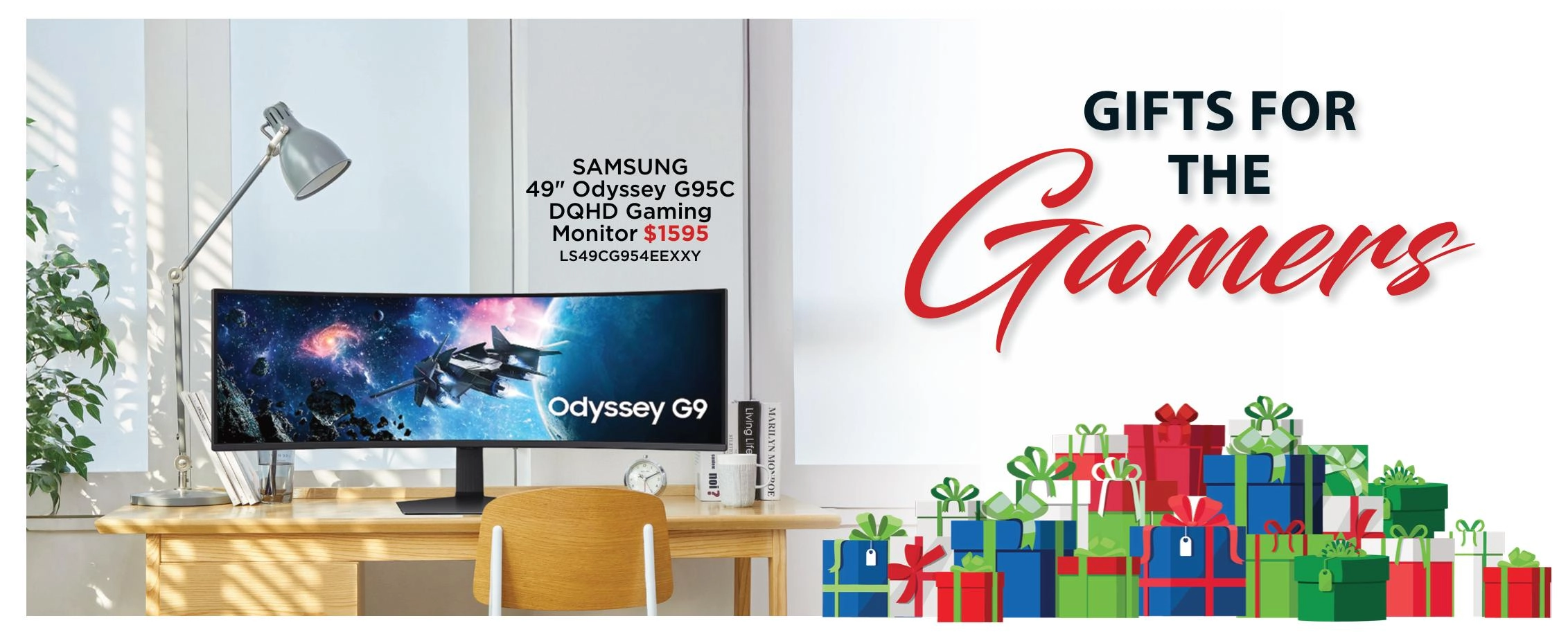 Samsung 49" Odyssey G95C DQHD Gaming Monitor