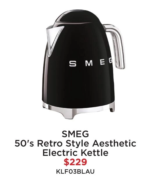 Smeg 50's Retro Style Aesthetic Electric Kettle