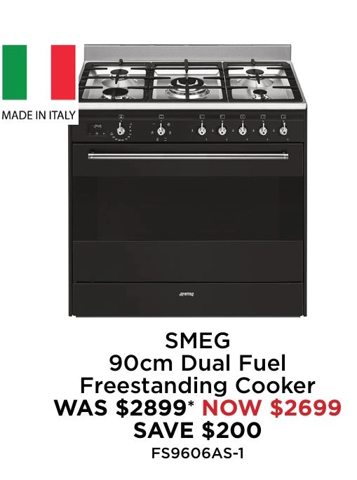 Smeg 90cm Dual Fuel Freestanding Cooker