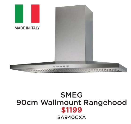 Smeg 90cm Wallmount Rangehood