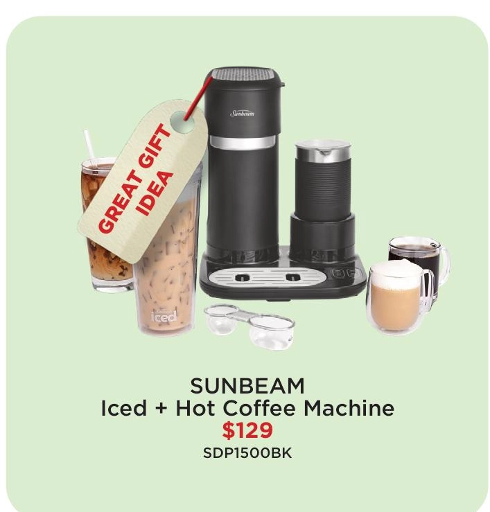 Sunbeam Iced + Hot Coffee Machine