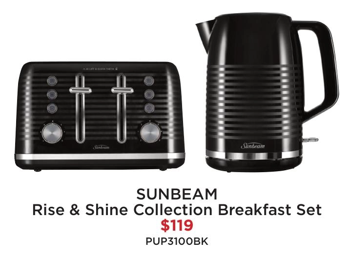 Sunbeam Rise & Shine Collection Breakfast Set