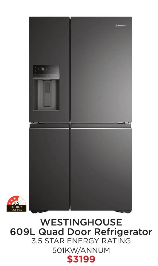 Westinghouse 609L Quad Door Refrigerator