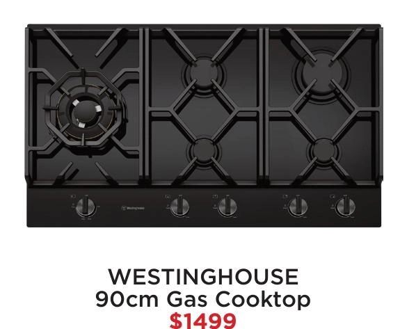 Westinghouse 90cm Gas Cooktop