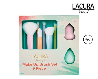 Lacura Beauty Make Up Brush Set 9pc