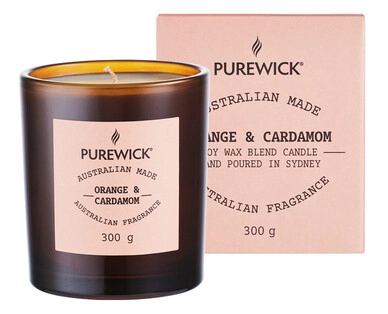 Purewick Amber Glass Candle 300g