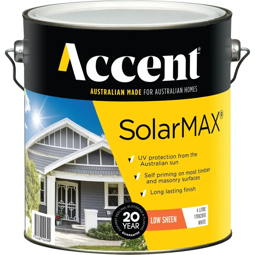 Accent® SolarMAX Exterior 4L - Low Sheen