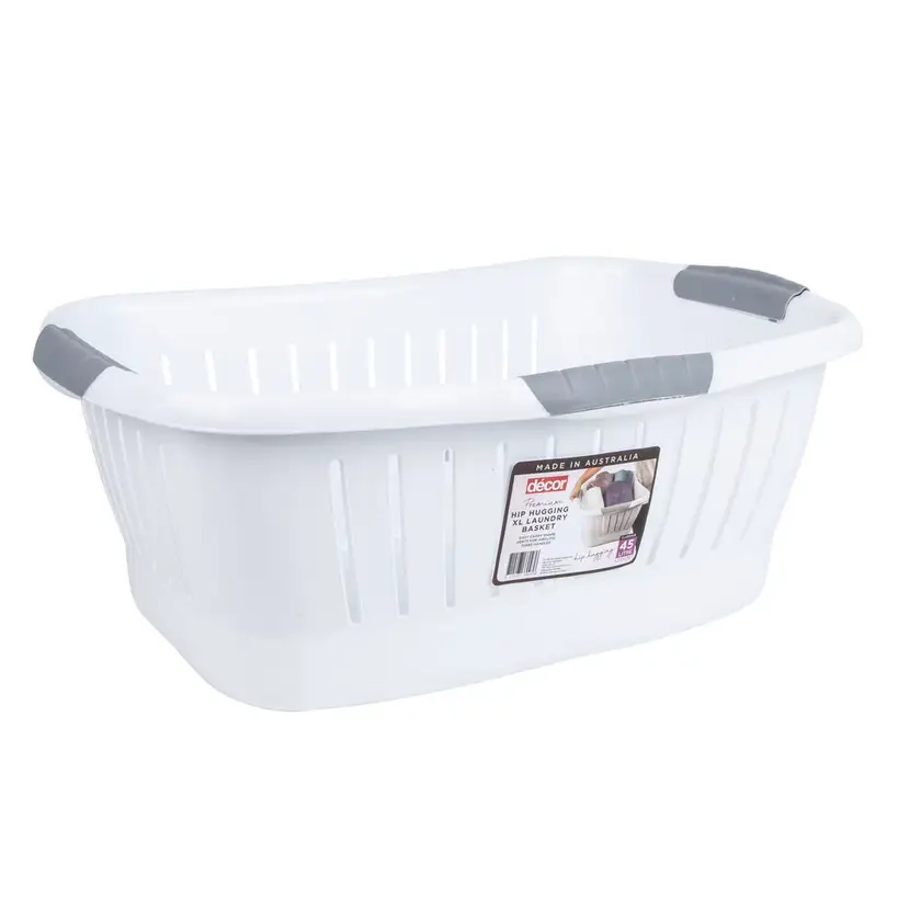 Décor Laundry Hip Hugger Basket 45L